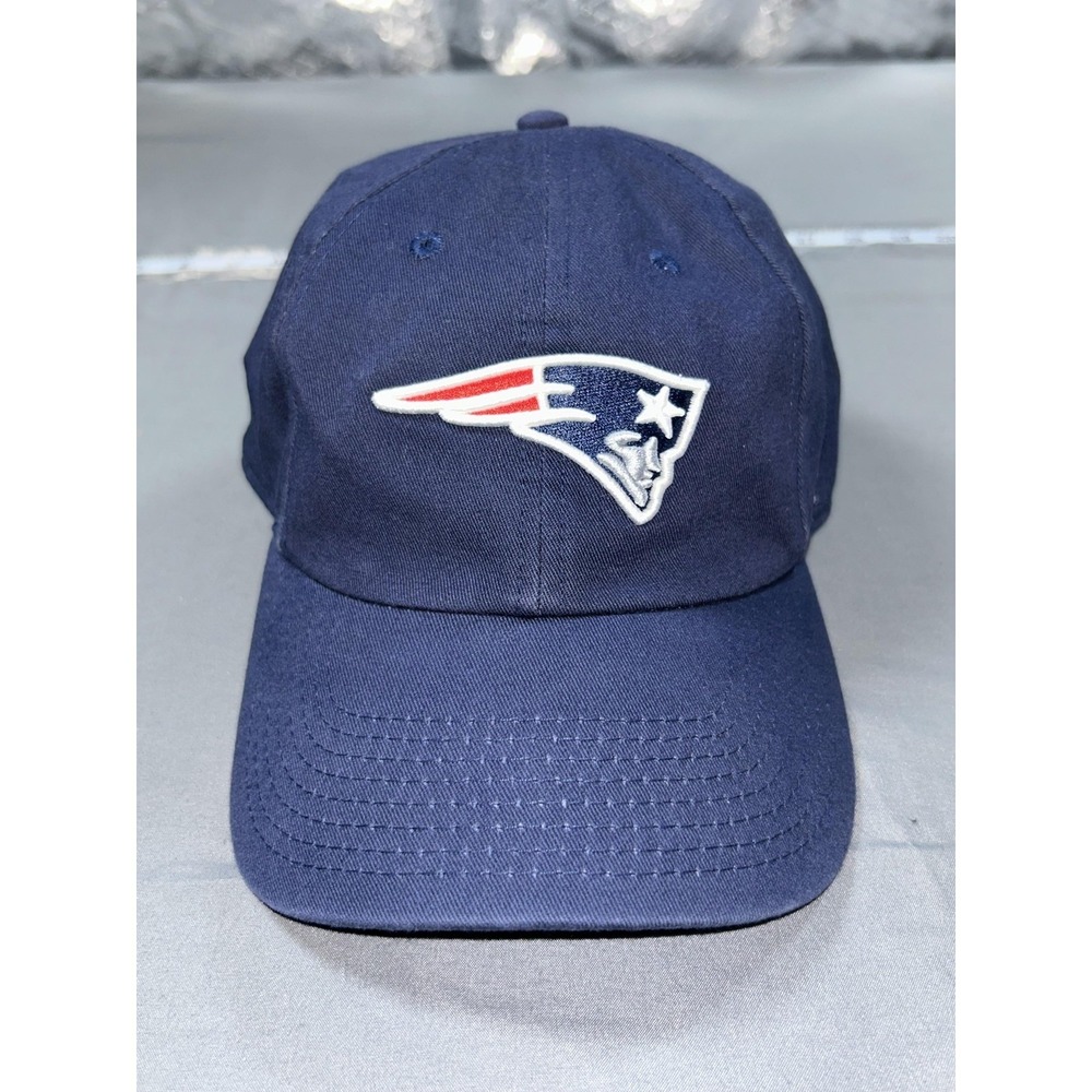 New England Patriots Hat Cap Strap Back Mens One Size Blue NFL Football Fanatics